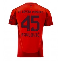 Bayern Munich Aleksandar Pavlovic #45 Fußballbekleidung Heimtrikot 2024-25 Kurzarm